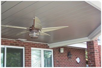 under-deck ceiling fan installation